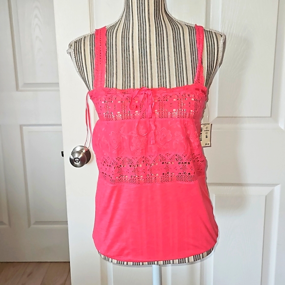 Aeropostale  Luxe Lace tube Embroidered women Tank Top Size S/P style 4523 - Picture 1 of 11